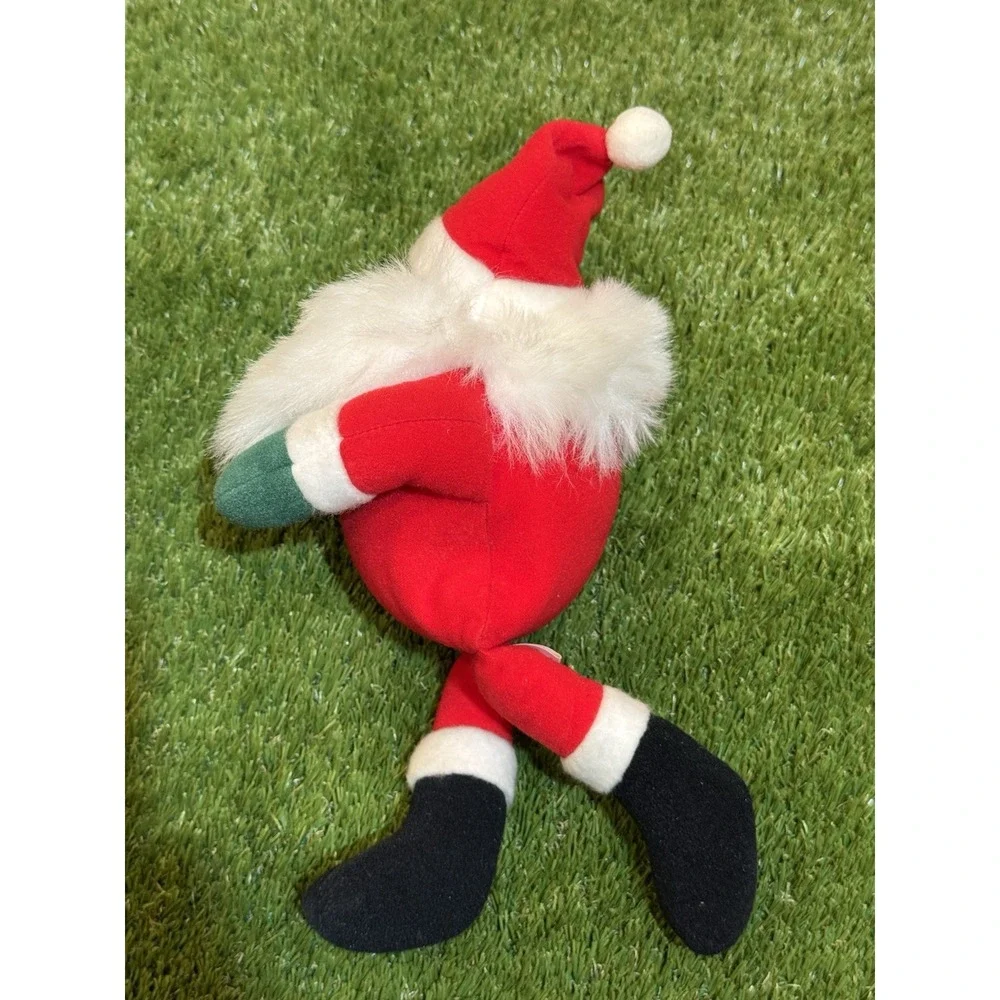Hallmark Santa Claus 1986 Vintage Stuffed Plush Doll 8 Weighted Bottom Christmas